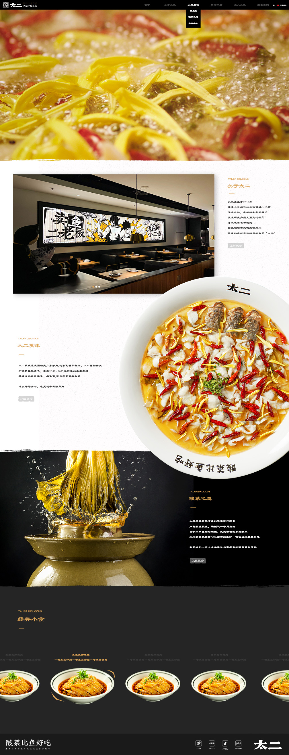 太二——首頁風格展示